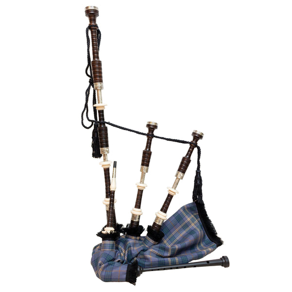Kilberry Bagpipes "Half Hand Engraved Silver" - Kilberry Bagpipes