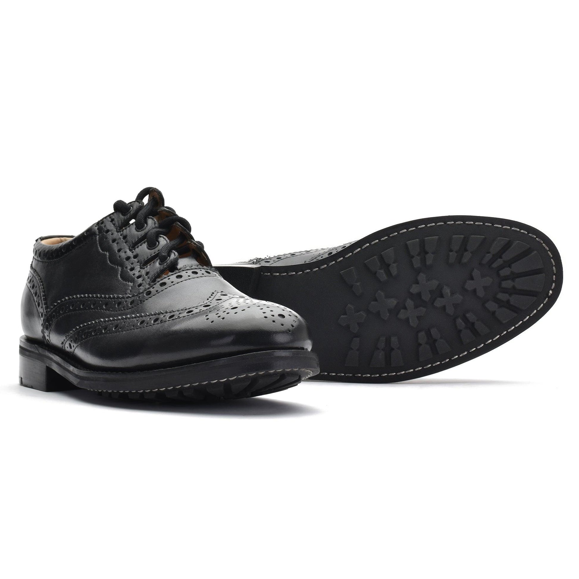 Piper Goodyear Welted Ghillie Brogue - Thistle shoes - Kilberry Bagpipes