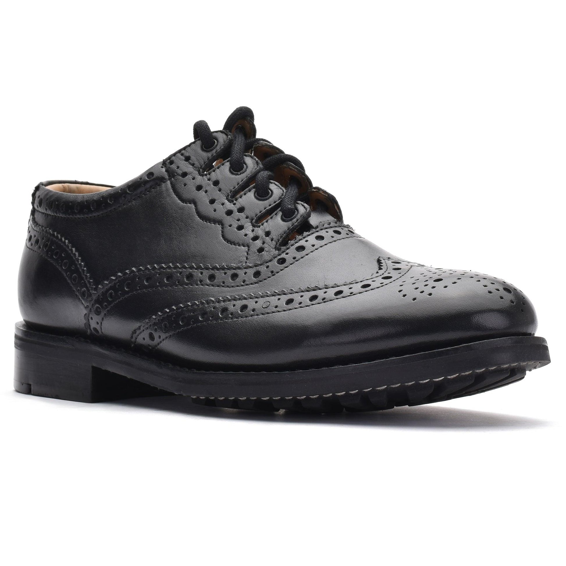 Piper Goodyear Welted Ghillie Brogue - Thistle shoes - Kilberry Bagpipes