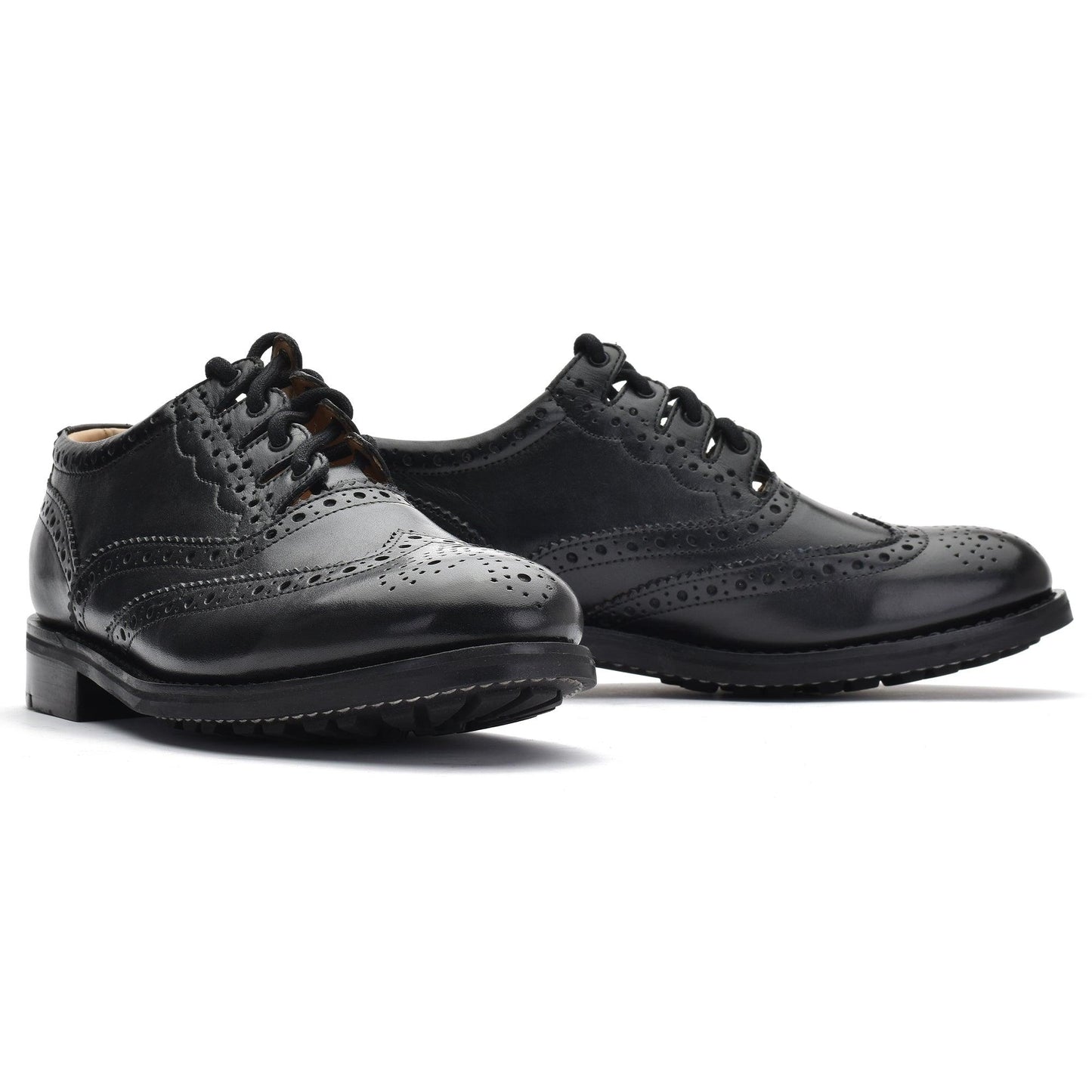 Piper Goodyear Welted Ghillie Brogue - Thistle shoes - Kilberry Bagpipes