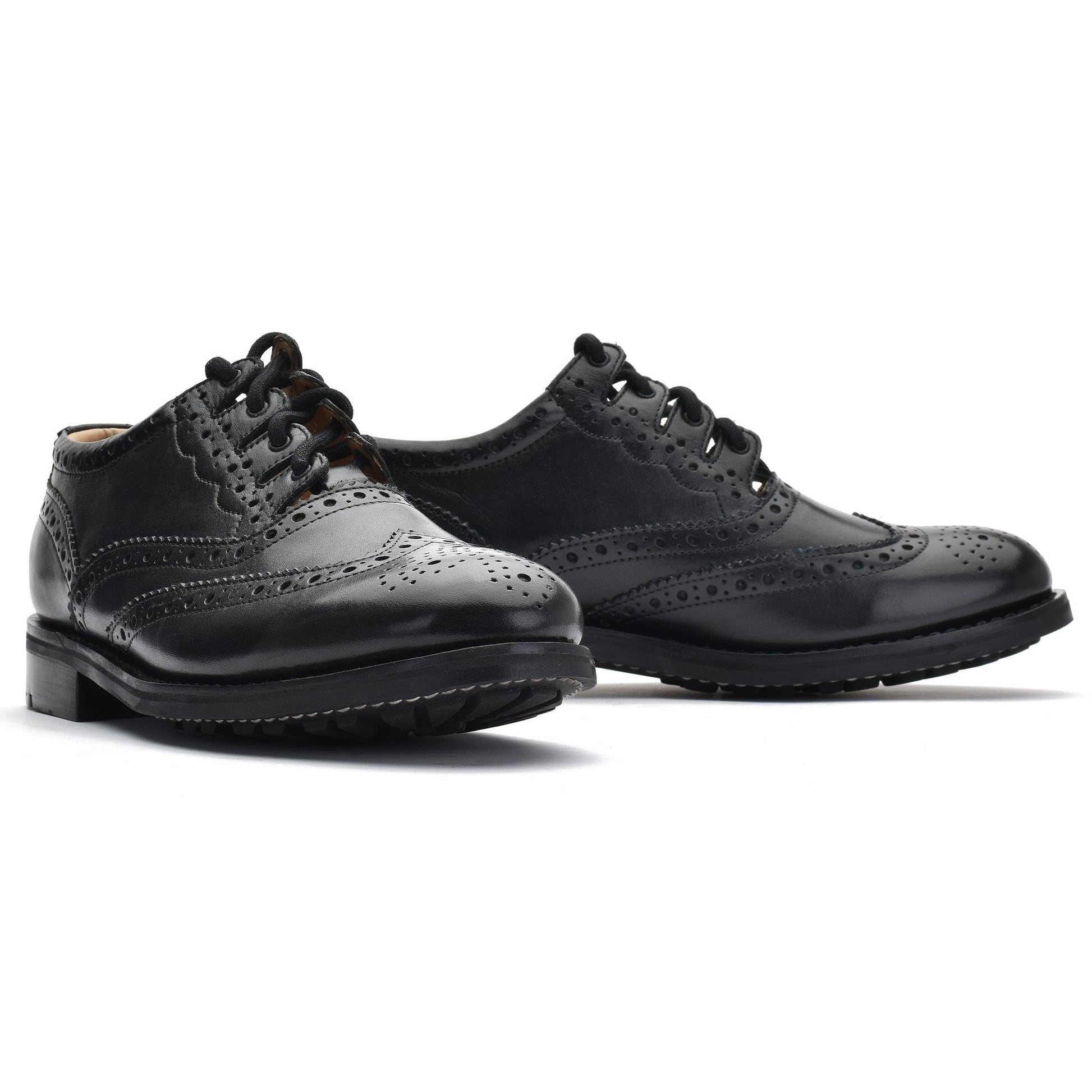 Piper Goodyear Welted Ghillie Brogue - Thistle shoes - Kilberry Bagpipes