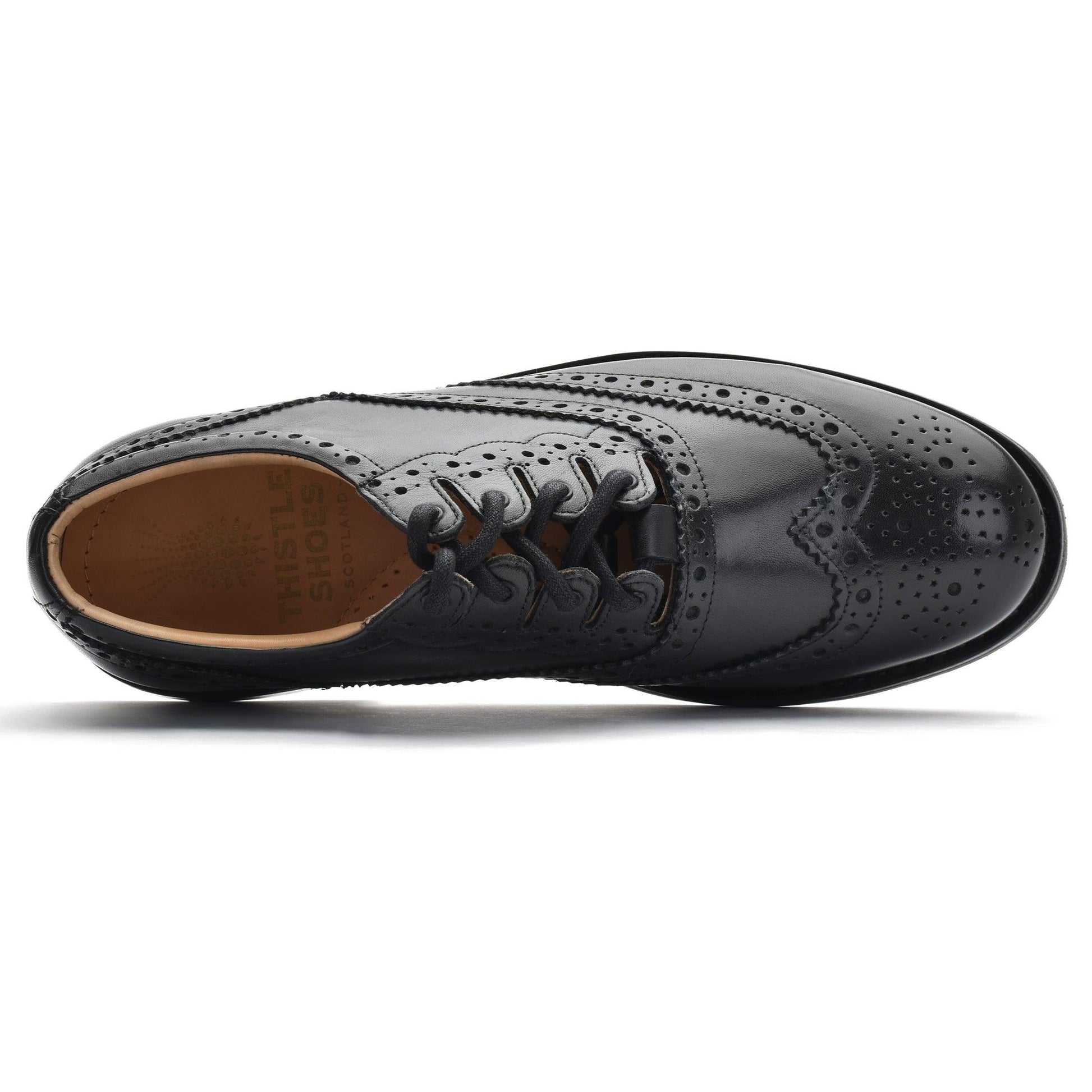 Piper Goodyear Welted Ghillie Brogue - Thistle shoes - Kilberry Bagpipes