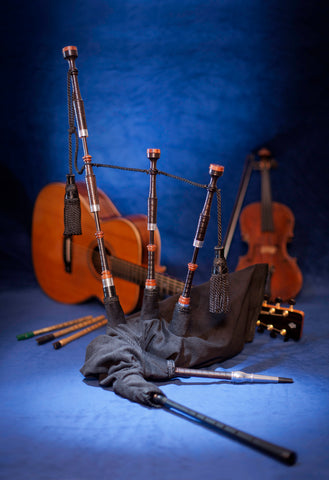 McCallum Folk Pipes (Blackwood) - Kilberry Bagpipes