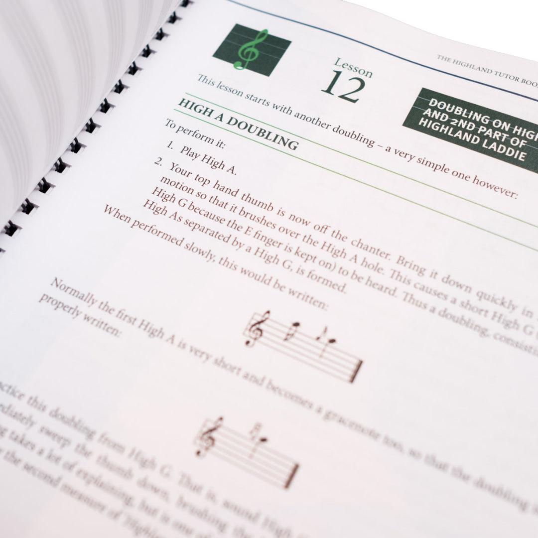 Highland Bagpipe Tutor Book 1 (Beginner) - Kilberry Bagpipes
