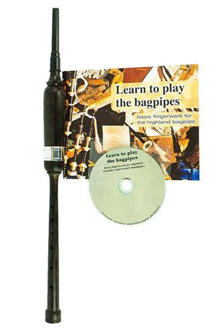 Kilberry Bagpipes Practice Chanter Kit - African Blackwood Practice Chanter - Kilberry Bagpipes