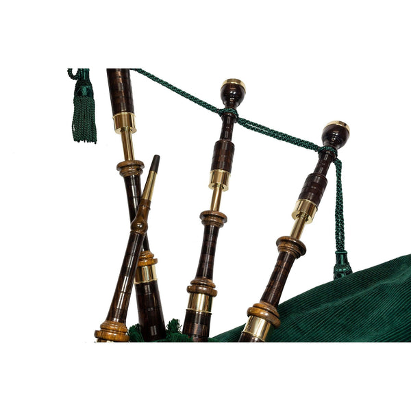 Kilberry Bagpipes Vintage Chalice Tops - Half Combed With Projection Mounts - Kilberry Bagpipes