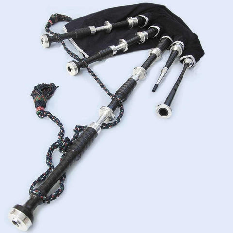 McCallum Bagpipes AB Set (Engraved Full Alloy) - Kilberry Bagpipes